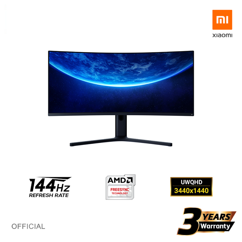 Xiaomi Mi Curved Gaming Monitor 34" UWQHD - 144Hz Refresh Rate