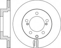 Rotor Disc, NIBK, MB895202, RN1975V, MITSUBISHI (018177)