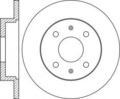 Rotor Disc, NIBK, 561461B, RN1816, BENDIX (018533)