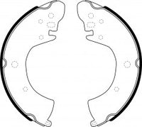 NIBK, Brake Shoes, 24545659, FN0728, CHEVROLET