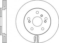 Rotor Disc, NIBK, 562134B, RN1154V, BENDIX (016704)