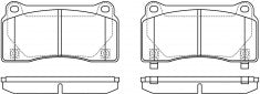 ผ้าเบรก Performance, NIBK, DB1935, , BENDIX AUS (018444)