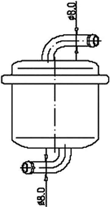 Petrol Filter (INJECTOR & CARBURETOR), JS, 043-1009, FS7295, SUZUKI (035877)
