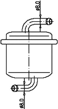 JS,, Petrol Filter (INJECTOR & CARBURETOR), 043-1009, FS7295, SUZUKI