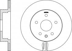 Rotor Disc, NIBK, 43206-EG000, RN22001V, NISSAN (018434)