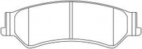 NIBK, Brake Pad, DB1675X, PN60001, BENDIX