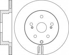 Rotor Disc, NIBK, 26700XA00A, RN1528V, SUBARU (018720)