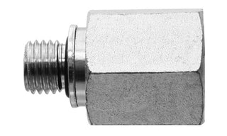 9635S-18-L12-04 - M18x1.5 Port / 12mm Tube x 1/4" Female NPTF - Steel Hydraulic Adapters (089725)