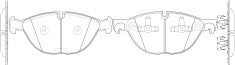 ผ้าเบรค NIBK DB2209 PN0493 BENDIX AUS (016718)