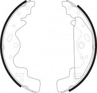 NIBK, Brake Shoes, S788-1531, FN0628, FMSI