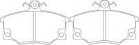 NIBK, Brake Pad, 0060810239, PN0235, ALFA ROMEO