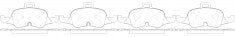 NIBK, Brake Pad, 8S0 698 151, PN0715, AUDI