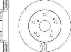 Rotor Disc, NIBK, 45251-S0X-000, RN1413V, HONDA (009478)