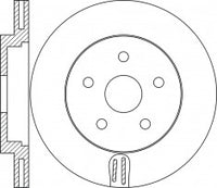 Rotor Disc, NIBK, 562434J, RN1837V, BENDIX (017306)