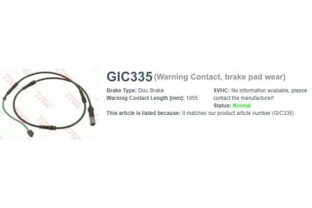 Wire-Sensor 34 35 6 791, BMW, 0, 961, BMW (078640)
