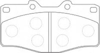 NIBK, Brake Pad, AN-456K, PN1393, AKEBONO