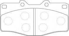 NIBK, Brake Pad, AN-456K, PN1393, AKEBONO