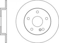 Rotor Disc, NIBK, 246 423 04 12, RN1595, MERCEDES-BENZ (017848)