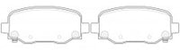 NIBK, Brake Pad, DB2338, PN0849, BENDIX