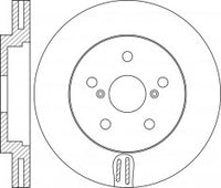 Rotor Disc, NIBK, 43512-50160, RN1472V, TOYOTA (018913)