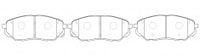 NIBK, Brake Pad, D1962-9187, PN0662, FMSI