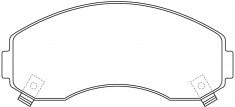NIBK, Brake Pad, RB-9133-1626, PN0433, ASIA MOTORS
