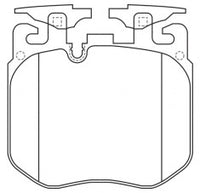 NIBK, Brake Pad, 34106883510, PN0735, BMW