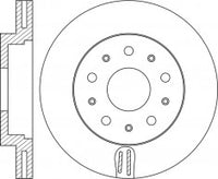 Rotor Disc, NIBK, 561866B, RN1055V, BENDIX (019135)