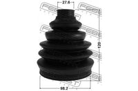 Drive Shaft Boot, FEBEST, 1 446 293, 1717P-A6, AUDI (062475)
