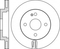 Rotor Disc, NIBK, D651-33-251, RN1903V, MAZDA (018040)
