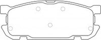 NIBK, Brake Pad, D891-7769, PN5809, FMSI