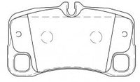 NIBK, Brake Pad, 510966, PN0816, BENDIX