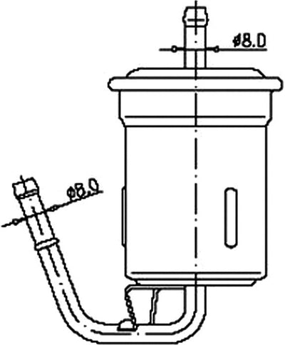 JS,, Petrol Filter (INJECTOR & CARBURETOR), MQ913479, FS9218, MITSUBISHI