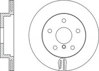 Rotor Disc, NIBK, 34 21 6 763 827, RN1246V, BMW (019176)