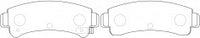 NIBK, Brake Pad, A-214WK, PN2283, AKEBONO