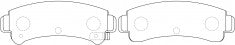 NIBK, Brake Pad, A-214WK, PN2283, AKEBONO