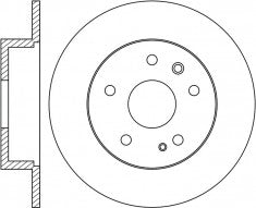 Rotor Disc, NIBK, 561554B, RN1016, BENDIX (016684)