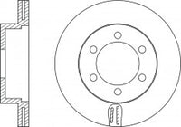 Rotor Disc, NIBK, 561953B, RN1056V, BENDIX (018798)