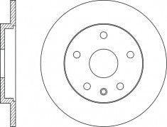 Rotor Disc, NIBK, 8K0 615 601 B, RN33002, VAG (009675)