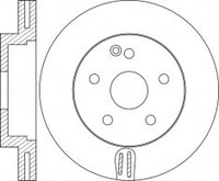 Rotor Disc, NIBK, 2044210812, RN1464V, MERCEDES-BENZ (017897)