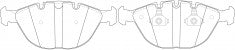 NIBK, Brake Pad, DB1495, PN0336, BENDIX AUS