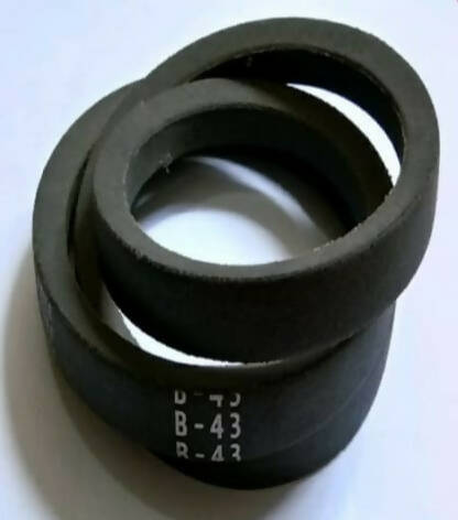 สายพานร่องวี Raw Edge Plain "SILVER MOON" B-043