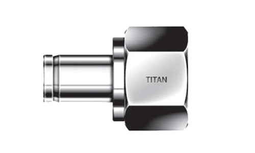 AF-04-02N - อะแดปเตอร์ NPT ตัวเมีย 1/4" Stub x 1/8" - สแตนเลส 316 (095650)