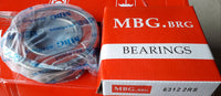 MBG, Deep Groove Ball Bearing, 6312 2RS,