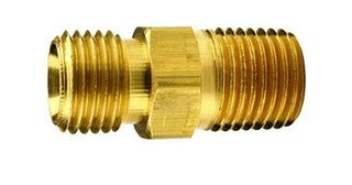 B-172-04-02 | ทองเหลือง 1/4" NPSM เกลียวนอก x 1/8" เกลียวนอก NPTF Ballseat (092591)
