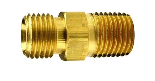 B-172-08-08 | Brass 1/2" Male NPSM x 1/2" Male NPTF Ballseat (092597)