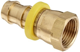 B-278-04-02C | Brass 1/4" Hose Barb x 1/8" Female NPSM Ballseat (092727)