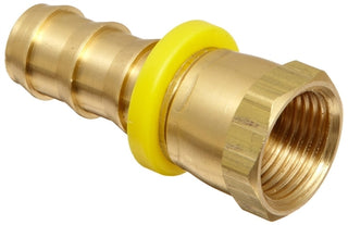 B-287-06-08 | ข้อต่อทองเหลือง 3/8" x 1/2" แกนหมุนที่นั่งคู่ตัวเมีย (092760)