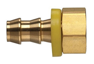 B-292-06-05 | Brass 3/8" Hose Barb x 5/16" Inverted Flare Female (092776)
