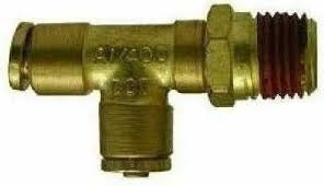 B-31171S-06-06-06 | ทองเหลือง 3/8" Push-In x 3/8" เกลียวนอก NPTF แบบหมุนได้ (092901)